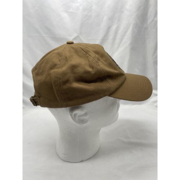 Light‎ Brown Duluth Trading Company Hat Embroidered Logo Adjustable Felt Lined - Picture 4 of 9